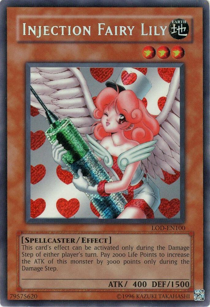 Injection Fairy Lily LOD-EN100 card from Legacy of Darkness (Worldwide English)