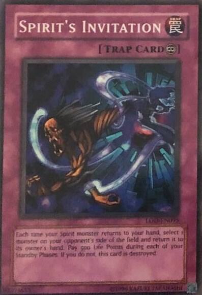 Spirit's Invitation LOD-EN095 card from Legacy of Darkness (Worldwide English)