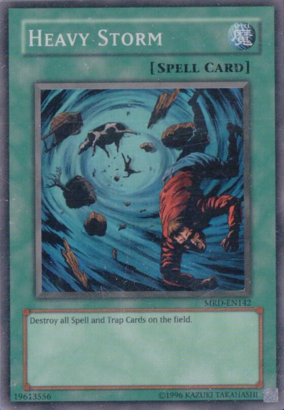 Heavy Storm MRD-EN142 card from Metal Raiders (Worldwide English)