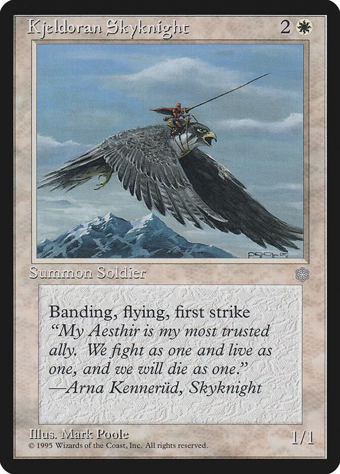 Kjeldoran Skyknight card from Ice Age