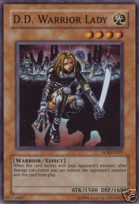 D.D. Warrior Lady DCR-EN027 card from Dark Crisis (Worldwide English)