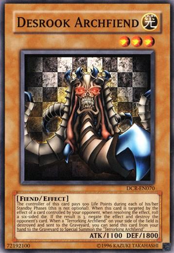 Desrook Archfiend DCR-EN070 card from Dark Crisis (Worldwide English)