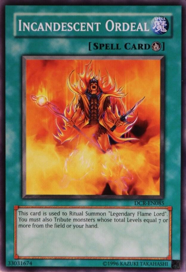Incandescent Ordeal DCR-EN085 card from Dark Crisis (Worldwide English)