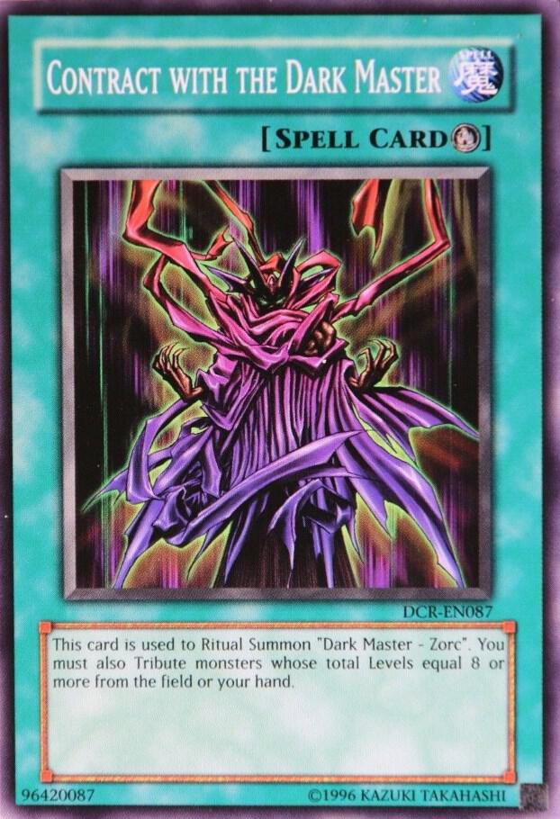 Contract with the Dark Master DCR-EN087 card from Dark Crisis (Worldwide English)