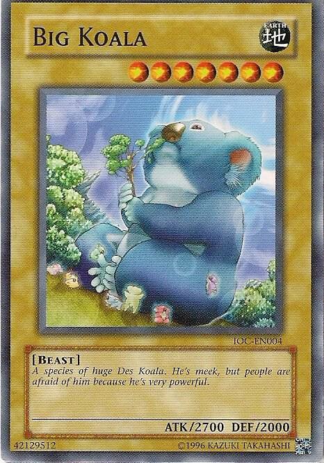 Big Koala IOC-EN004 card from Invasion of Chaos (Worldwide English)