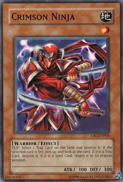 Crimson Ninja IOC-EN006 card from Invasion of Chaos (Worldwide English)