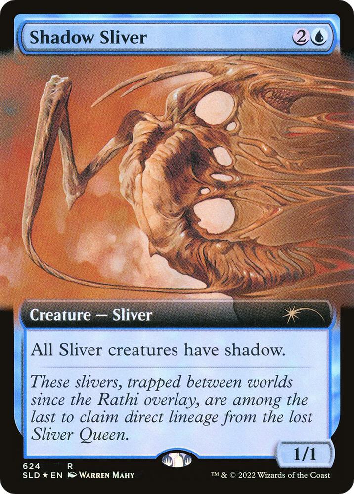 Shadow Sliver (Extended Art) 624 card from Secret Lair Drop Series