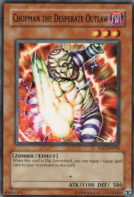 Chopman the Desperate Outlaw IOC-EN010 card from Invasion of Chaos (Worldwide English)