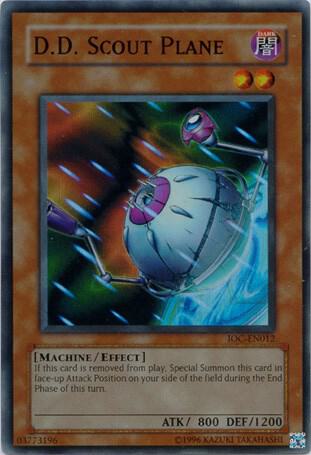 D.D. Scout Plane IOC-EN012 card from Invasion of Chaos (Worldwide English)