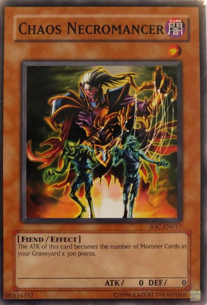 Chaos Necromancer IOC-EN017 card from Invasion of Chaos (Worldwide English)