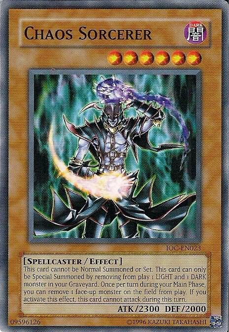 Chaos Sorcerer IOC-EN023 card from Invasion of Chaos (Worldwide English)
