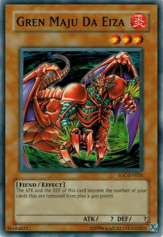 Gren Maju Da Eiza IOC-EN024 card from Invasion of Chaos (Worldwide English)