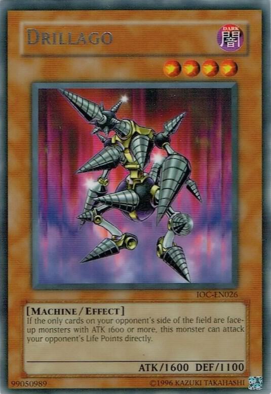 Drillago IOC-EN026 card from Invasion of Chaos (Worldwide English)