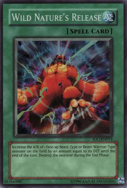Wild Nature's Release IOC-EN033 card from Invasion of Chaos (Worldwide English)