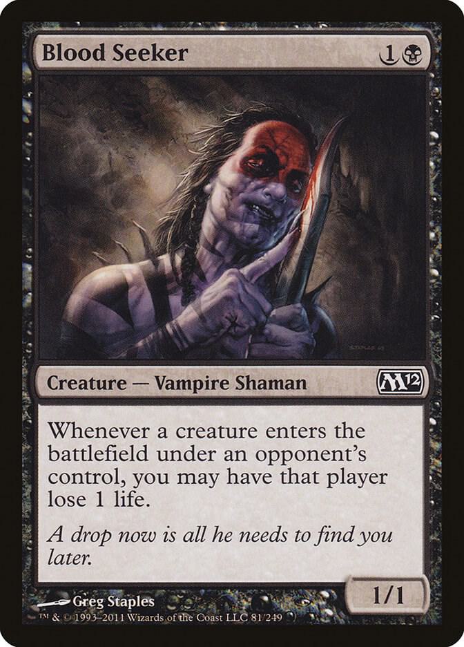 Blood Seeker 81 card from Magic 2012 (M12)