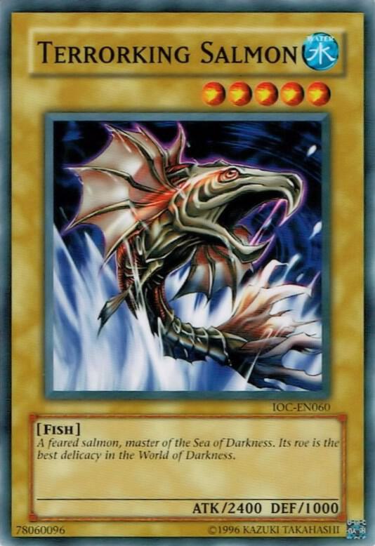 Terrorking Salmon IOC-EN060 card from Invasion of Chaos (Worldwide English)