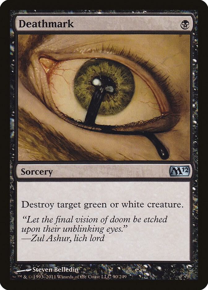 Deathmark 90 card from Magic 2012 (M12)