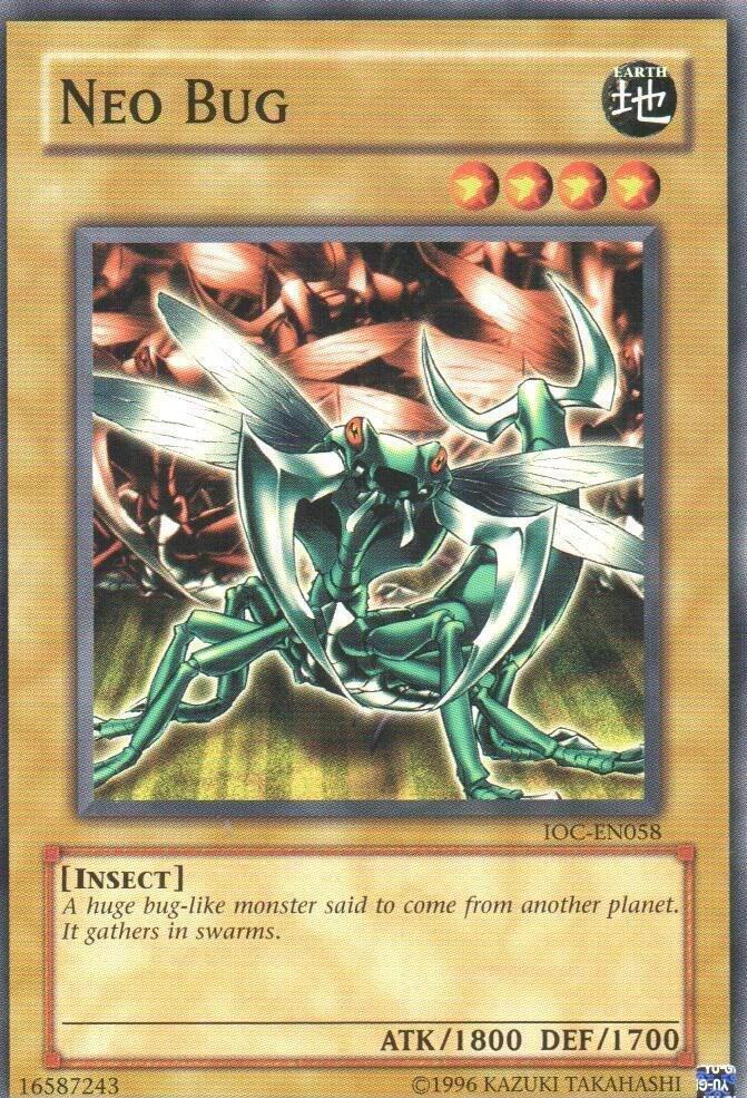 Neo Bug IOC-EN058 card from Invasion of Chaos (Worldwide English)