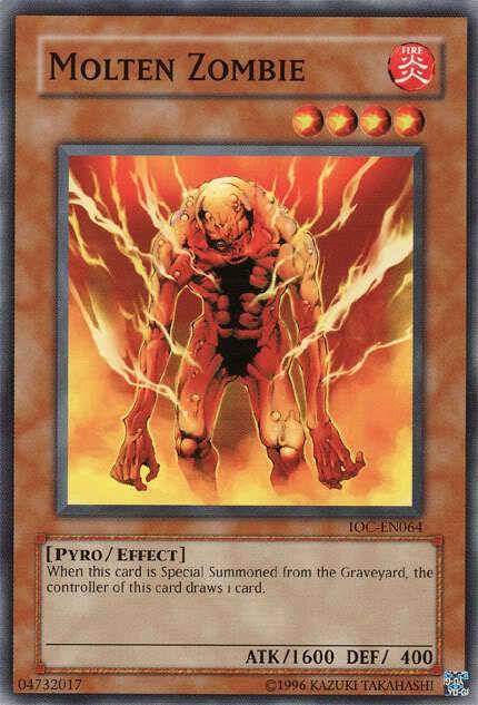 Molten Zombie IOC-EN064 card from Invasion of Chaos (Worldwide English)
