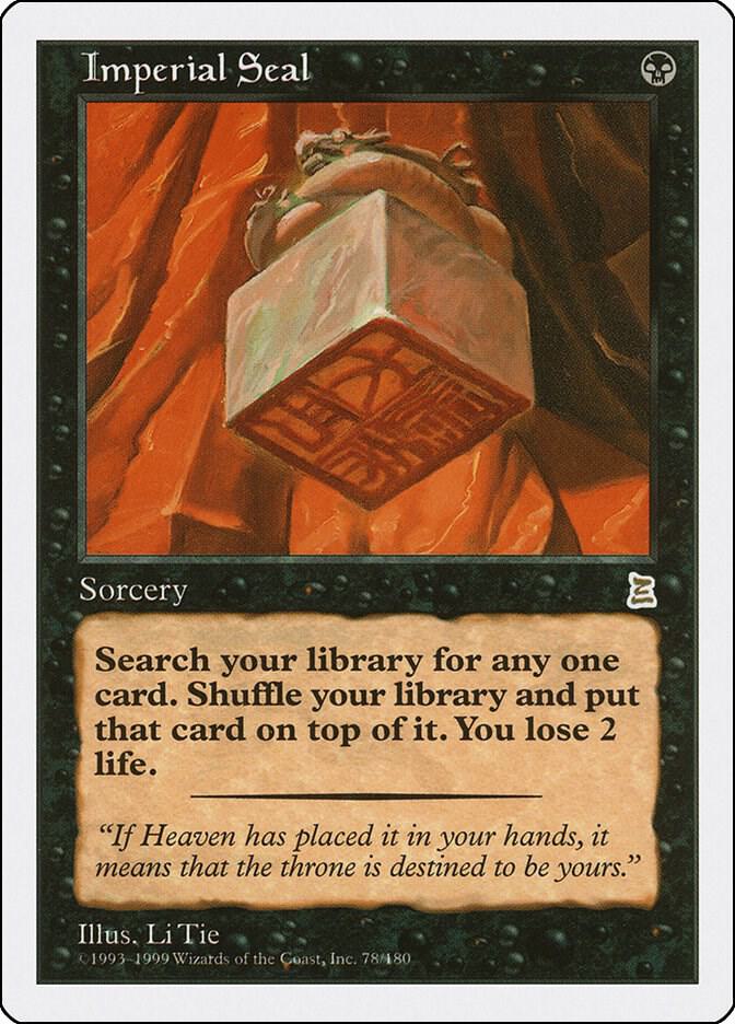 Imperial Seal 78 card from Portal Three Kingdoms