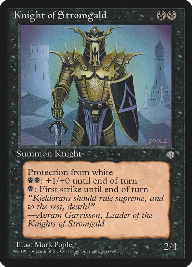 Knight of Stromgald card from Ice Age