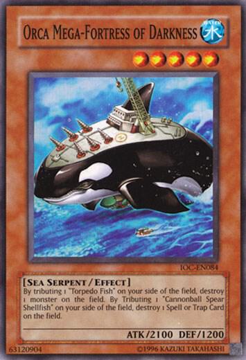 Orca Mega-Fortress of Darkness IOC-EN084 card from Invasion of Chaos (Worldwide English)