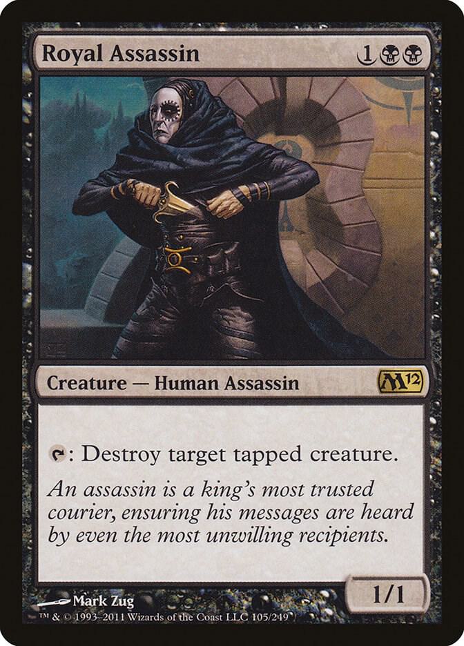 Royal Assassin 105 card from Magic 2012 (M12)