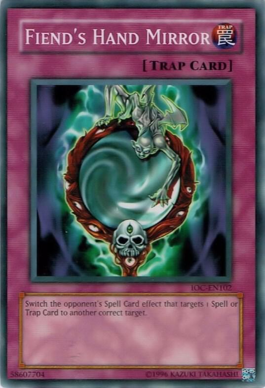 Fiend's Hand Mirror IOC-EN102 card from Invasion of Chaos (Worldwide English)
