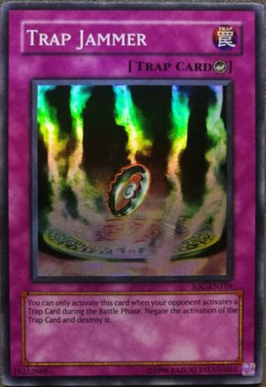 Trap Jammer IOC-EN110 card from Invasion of Chaos (Worldwide English)
