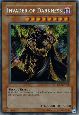 Invader of Darkness IOC-EN111 card from Invasion of Chaos (Worldwide English)