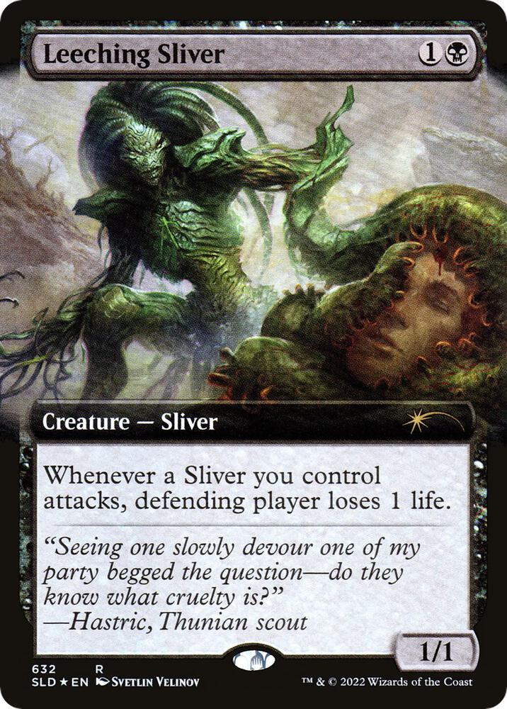 Leeching Sliver (Extended Art) 632 card from Secret Lair Drop Series