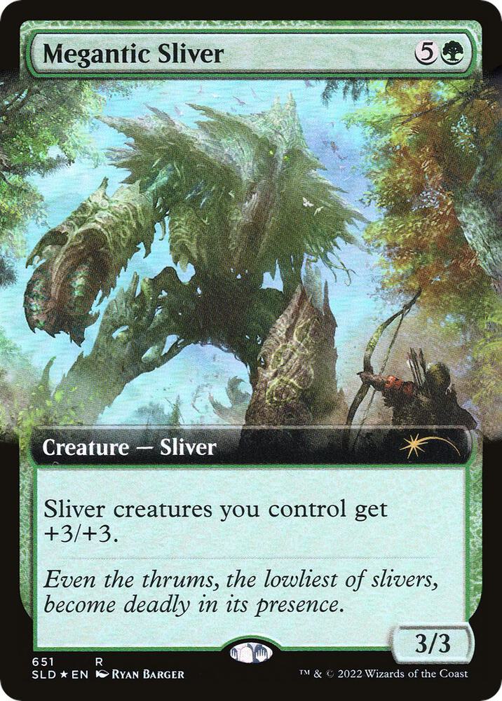 Megantic Sliver (Extended Art) 651 card from Secret Lair Drop Series