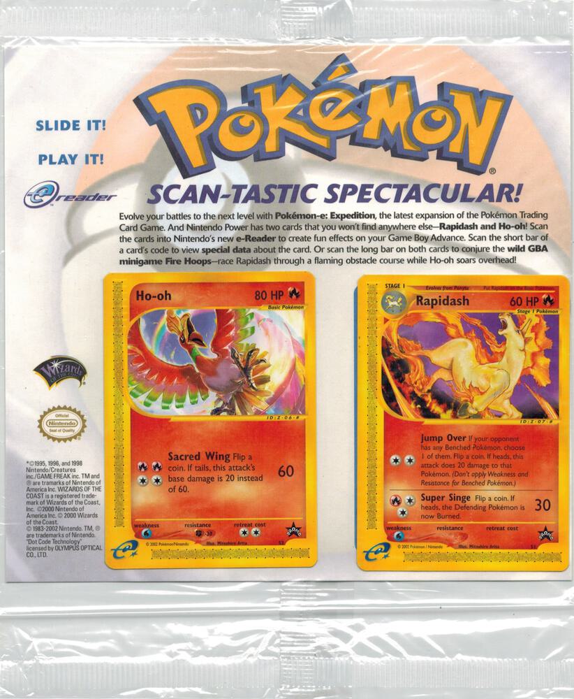 Scan-Tastic Spectacular Promo Pack [Ho-oh & Rapidash] card from WoTC Promo