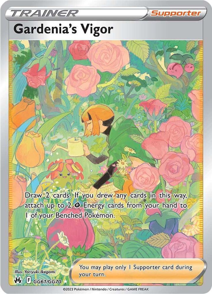 Gardenia's Vigor GG61/GG70 card from Crown Zenith: Galarian Gallery