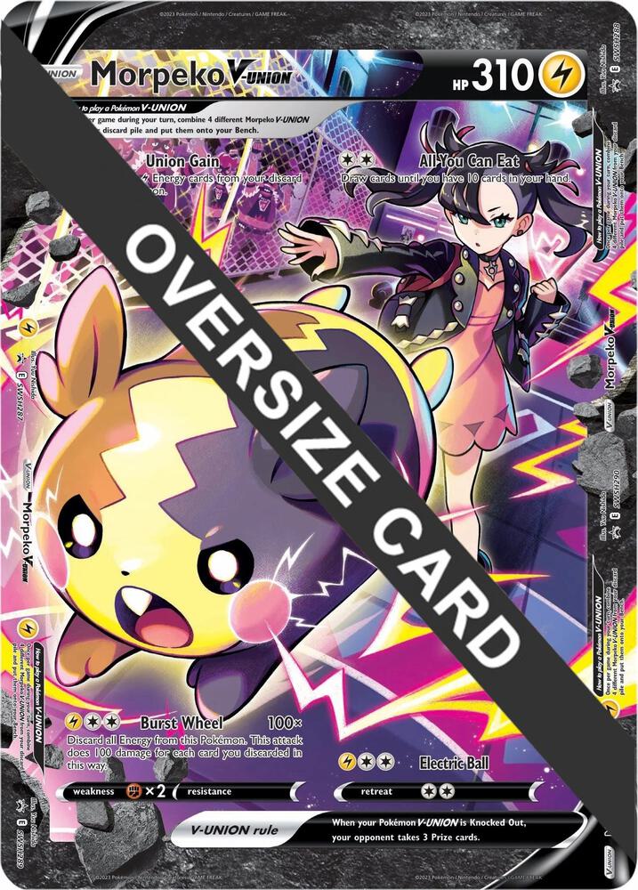 Morpeko V-Union (SWSH287-290) SWSH290 card from Jumbo Cards