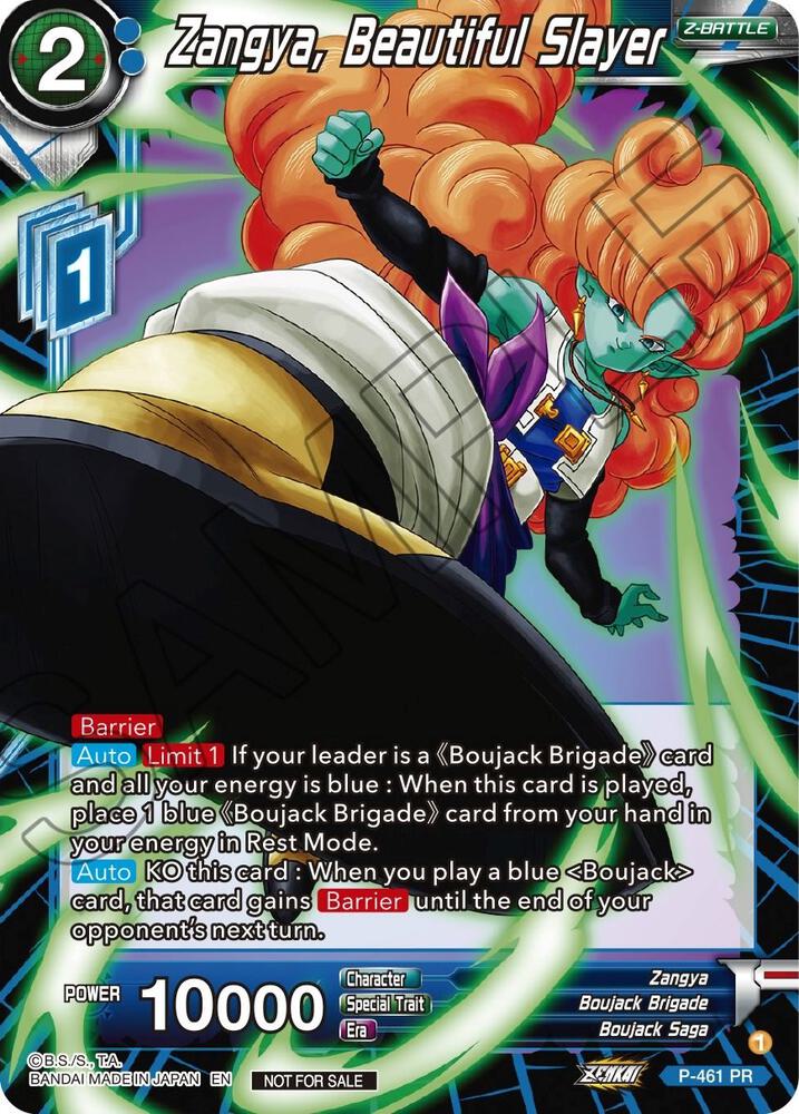 Zangya, Beautiful Slayer (Z03 Dash Pack) P-461 card from Promotion Cards