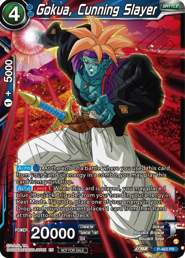 Gokua, Cunning Slayer (Z03 Dash Pack) P-463 card from Promotion Cards