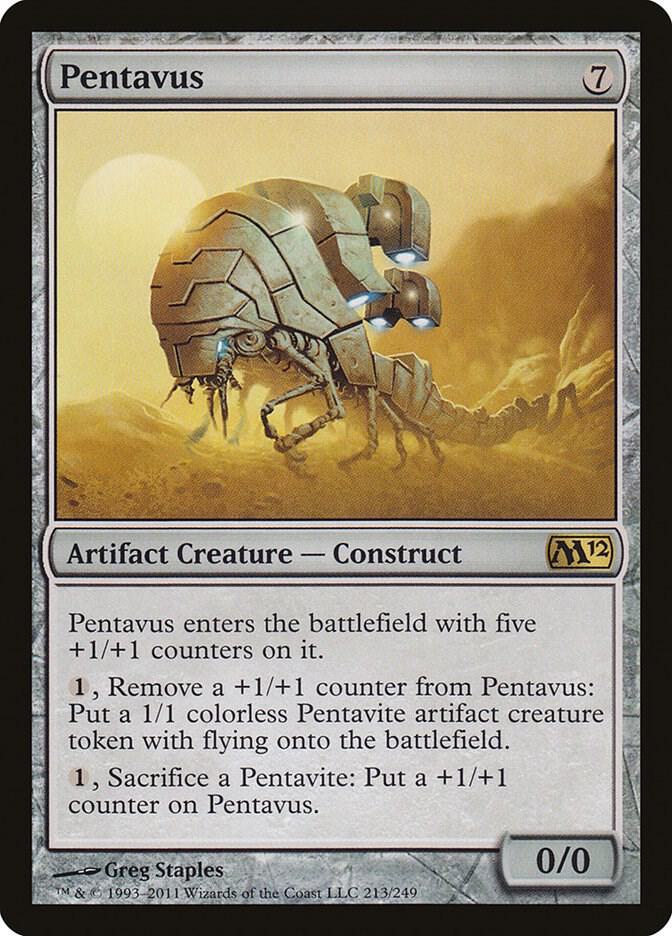 Pentavus 213 card from Magic 2012 (M12)