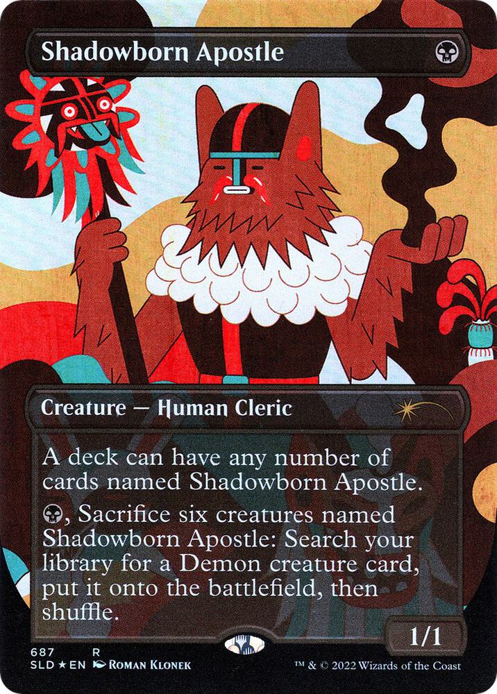 Shadowborn Apostle 687 card from Secret Lair Drop Series