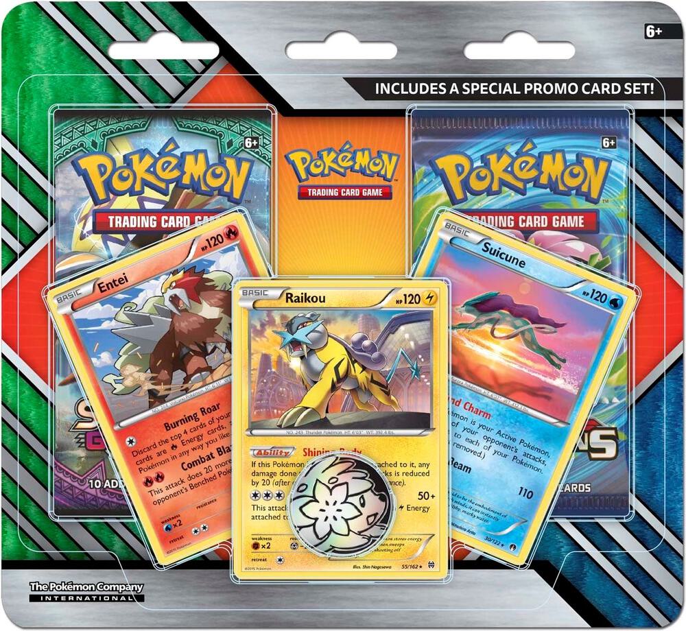 2-Pack Blister Pack [Raikou, Entei, & Suicune] card from Miscellaneous Cards & Products