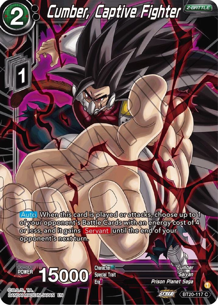 Cumber, Captive Fighter BT20-117 card from Power Absorbed