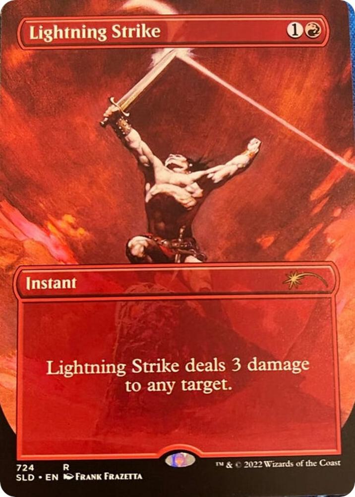 Lightning Strike 724 card from Secret Lair Drop Series