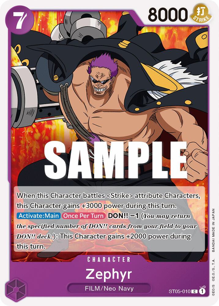 Zephyr ST05-010 card from Starter Deck 5: Film Edition