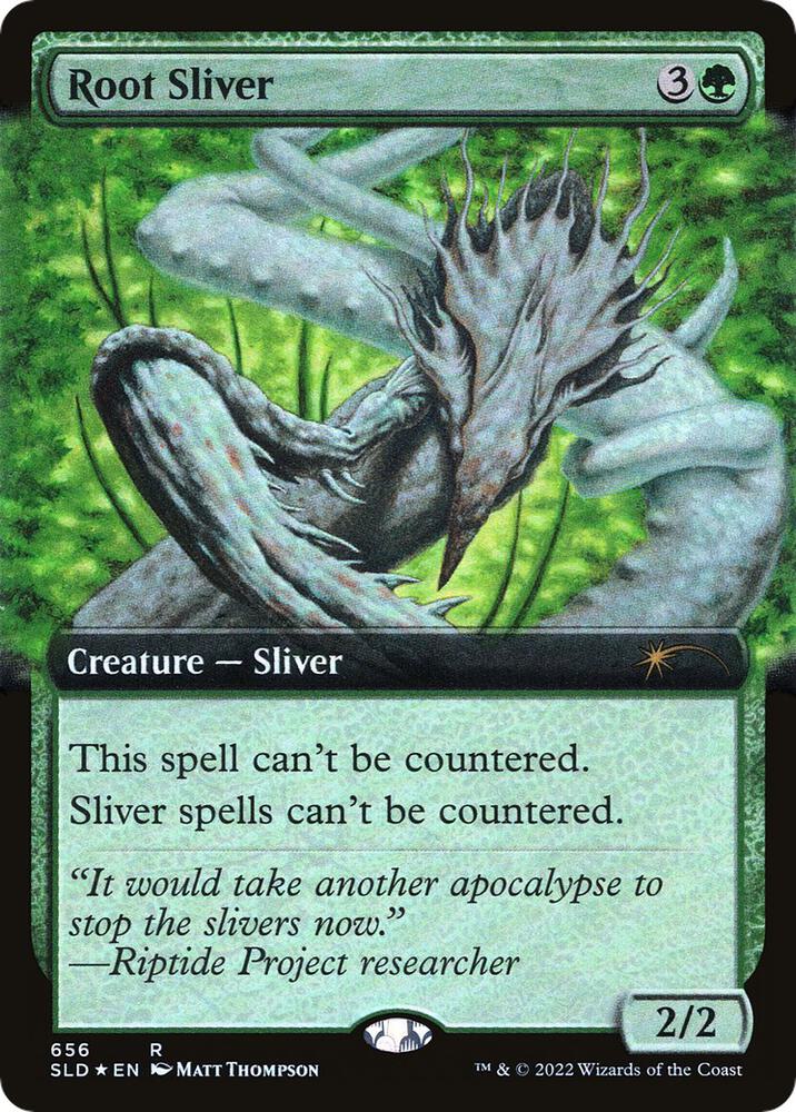 Root Sliver (Extended Art) 656 card from Secret Lair Drop Series