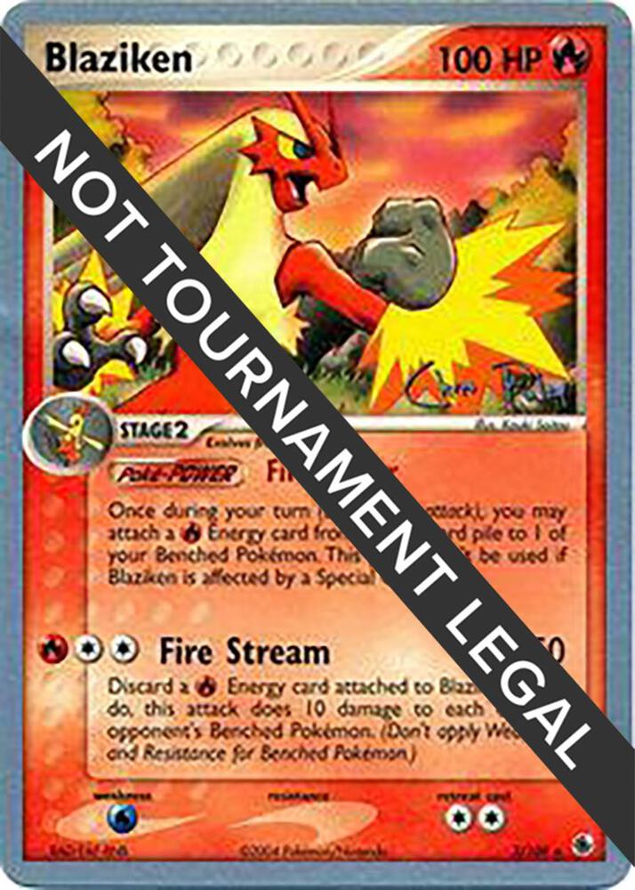 Blaziken - 2004 (Chris Fulop) 3/109 card from World Championship Decks