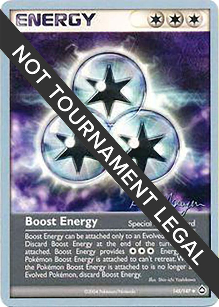 Boost Energy - 2004 (Kevin Nguyen) 145/147 card from World Championship Decks