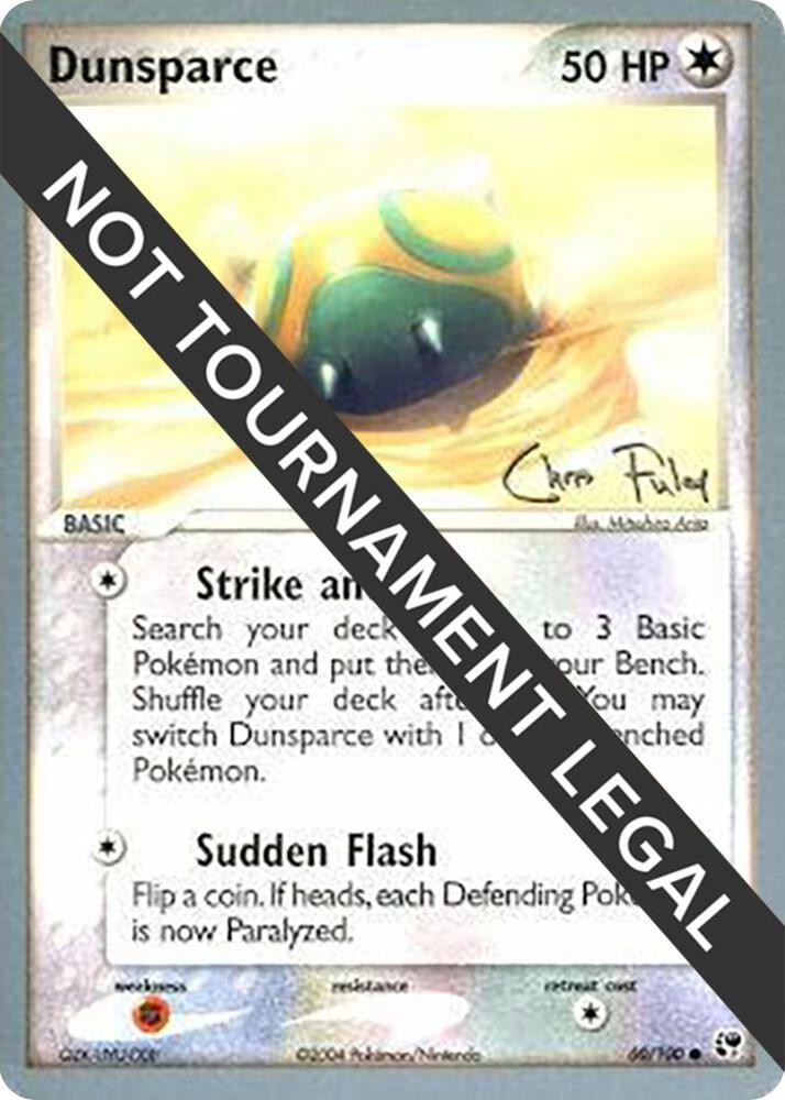 Dunsparce - 2004 (Chris Fulop) 60/100 card from World Championship Decks