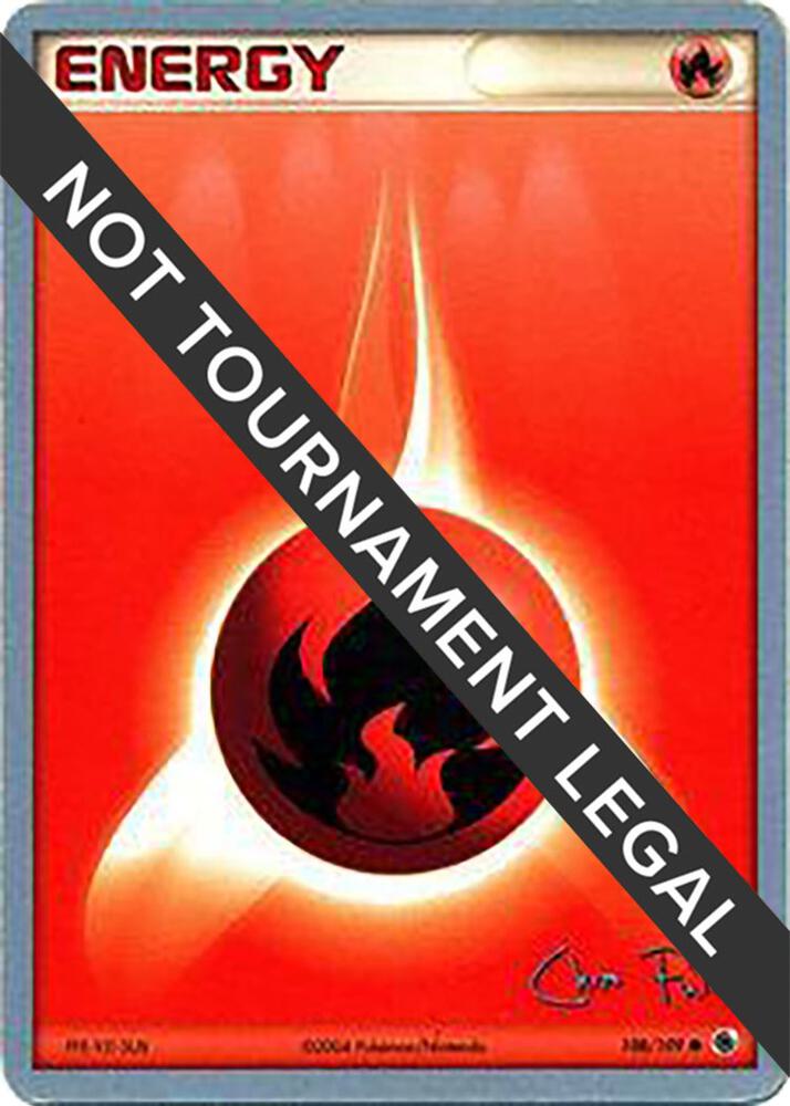 Fire Energy - 2004 (Chris Fulop) 108/109 card from World Championship Decks