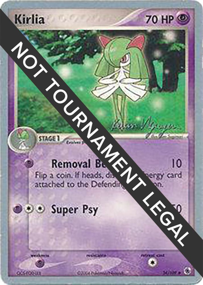 Kirlia - 2004 (Kevin Nguyen) 34/109 card from World Championship Decks