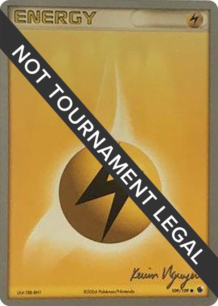 Lightning Energy - 2004 (Kevin Nguyen) 109/109 card from World Championship Decks